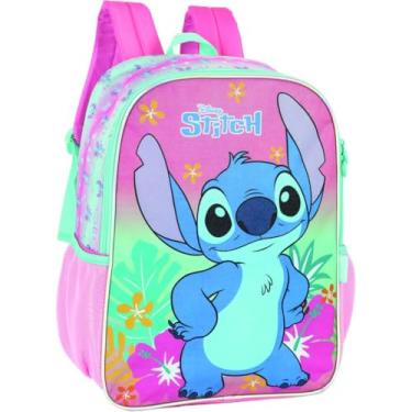 Imagem de Mochila Infantil, Luxcel, Stitch, Rosa, G