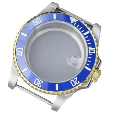 Imagem de FEIYASHI 40 mm Gold Diveing SUB Relógio Masculino Aço Caixa Vidro Safira para NH35 NH34/36 8215 2824 Movimento Acessórios de Relógio (Tampa Inferior de Vidro 5, para Movimento Miyota8215 8205)