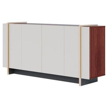 Imagem de Balcao Buffet 160 cm Copacabana Dourado Colibri - Colibri Móveis, Off 