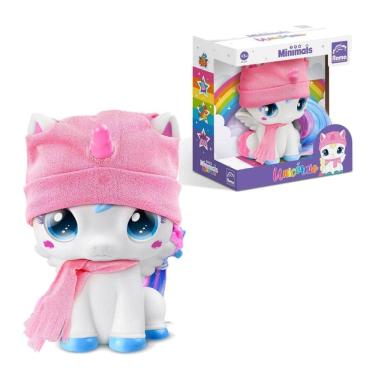 Imagem de Boneca Vinil Mini Unicórnio 15Cm Minimals 5768 - Roma