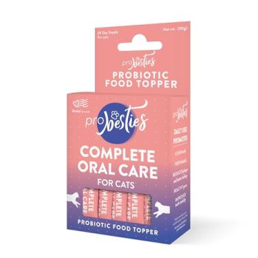Imagem de ProBesties Pó dental para gatos, cuidados bucais completos para gatos, topo de comida probiótica para cuidados dentários de gatos