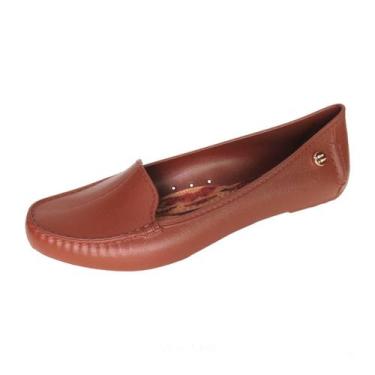 Imagem de Sandália feminina MOCASSIM BASIC Miss Miss 50002, Camel, 35