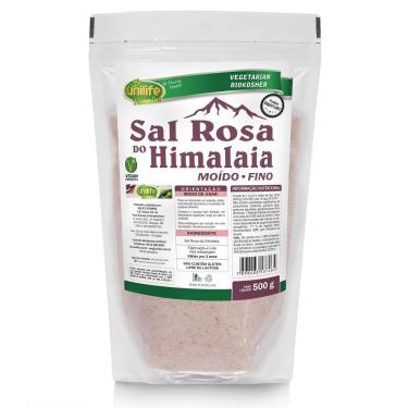 Imagem de Sal Rosa do Himalaia Moido 500g - Unilife