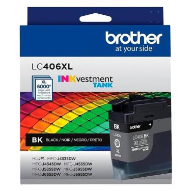 Imagem de Cartucho Brother LC406XLBKS preto 6000 páginas