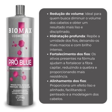 Imagem de Escova Progressiva Loiras Platinum Alisamento Capilar 1l - Biomax