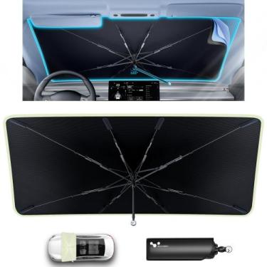 Imagem de Para-brisa de carro Sun Shade Umbrella helloleiboo Atualizado em 2025