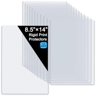 Imagem de Protetores de folha de plástico rígido de 21,6 cm x 35,5 cm, protetores de impressão rígida... Protetor de certidão de nascimento (pacote com 12)