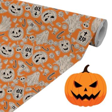 Imagem de Toalha Tnt Estampado Festa Halloween1,40M X 2 M Laranja