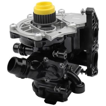 Imagem de Bomba de água do motor compatível com Audi A3/ A3 Quattro/ A4 / A4 Quattro/ A6/ A6 Quattro/ Q7/ S3/ TT Quattro, Volkswagen Arteon/Golf R, L4 2.0L, substituição # 06K121011