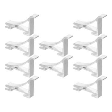 Imagem de OSALADI 10 peças de clipes de suporte de prateleira de armário para geladeira e freezer Rv Cooler
