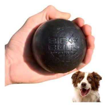 Imagem de Bola Maciça Bolinha Pra Cachorro Brinquedo Pet Golden Labrador Pastor 