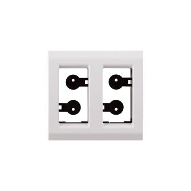 Imagem de Placa para Móvel 2 Postos Tramontina Liz Branca