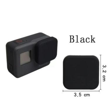 Imagem de Tampa Protetora De Lente Em Silicone Preta Go-Pro Hero 5/6/7