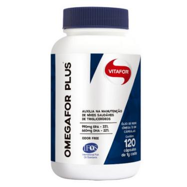 Imagem de Omegafor Plus Ômega 3 33%epa 22%dha 1g Vitafor 120 Cáps