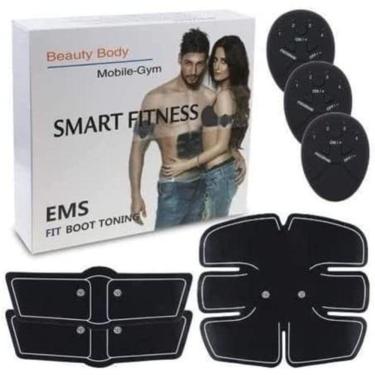 Imagem de Estimulador Muscular Abdômen E Braço Tonificador Ems Fitness 3 Em 1