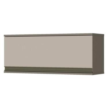 Imagem de Armário Aéreo 1 Porta Basculante 80cm Connect Duna-cristal - Móveis Henn Duna-cristal