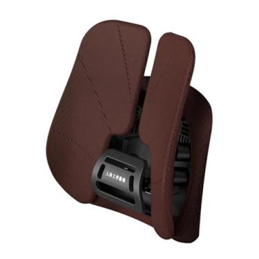 Imagem de Ysyqkn Almofada de apoio lombar para assento, almofada de apoio lombar para escritório, almofadas para cadeira para cóccix, CafÉ