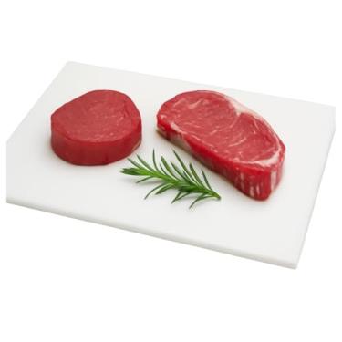 Imagem de Tabua Placa Corte Branca Polietileno Cozinha Profissional Linha Premiun