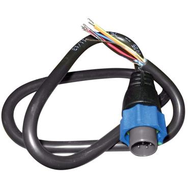 Imagem de Cabo adaptador Lowrance 7 PIN Blue Sonar Connector para fios desencapados
