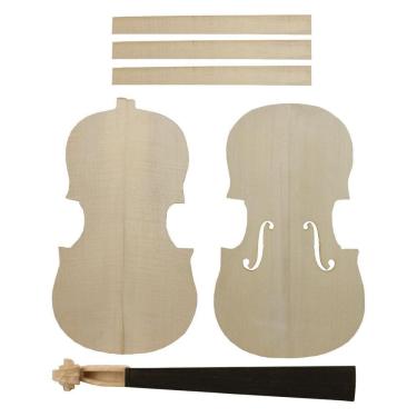 Imagem de Kit Viola Maciço 42 - Madeira Maciça - Ébano - 3 Faixas