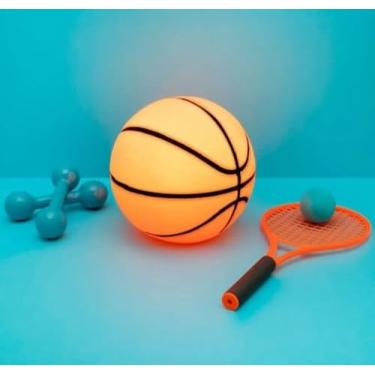 Imagem de Luminária de Mesa 3D Bola de Basquete Bivolt