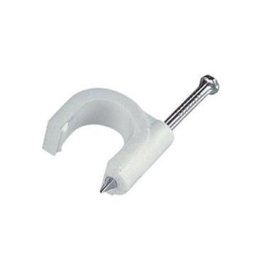 Imagem de Fixa Cabo Coaxial 08mm com 10 Peças - Bemfixa