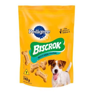 Imagem de Biscoito para Cães Pedigree Biscrok Adultos Raças Pequenas 150g