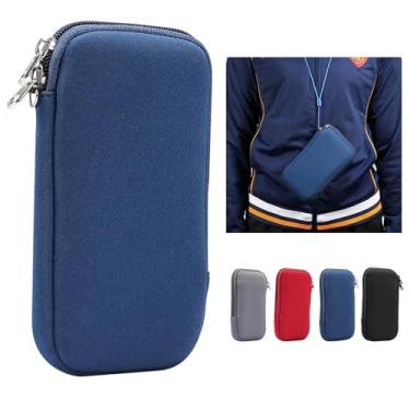 Imagem de Pequena capa para celular de neoprene, capa protetora para celular de 6,9 polegadas, suporte vertical de neoprene compatível com Apple iPhone 13 12 Pro Max/11 Pro Max/XS Max/7 8 Plus/6S Plus/Galaxy