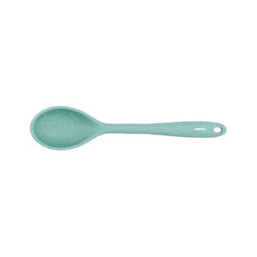 Imagem de Colher de Silicone Brinox Flex 27,5cm Resiste Alta Temperatura Verde