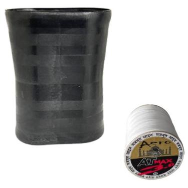 Imagem de Kit 1 Lata Oval Preta + 500jds De Linha Aero P/ Pipa - ARV, Preto