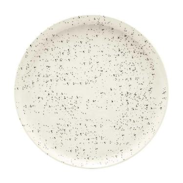 Imagem de Prato Raso Em Cerâmica Flat Chuvisco 26cm Oxford