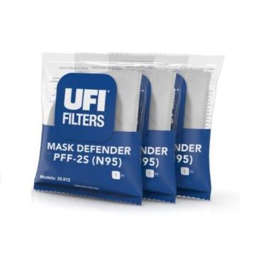 Imagem de Mascara ufi filters -elastico orelha n95 pff2  - pacote com 05 peças -