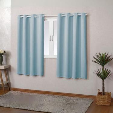 Imagem de Cortina Curta Blecaute Quarto de Bebê 2.20m x 1.30m Blackout - EMPÓRIO