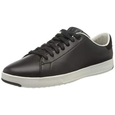 Imagem de Cole Haan Tênis feminino GrandPro Tênis Oxford com renda, Preto/branco óptico, 34