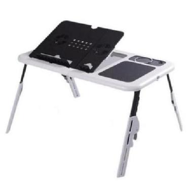 Imagem de Mesa Portatil Para Notebook E Netbook Com Cooler Retratil - Braslu
