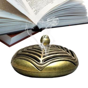 Imagem de Suporte de incenso | Suporte de cone para queimador de incenso em bobina de liga | Escultura interna e externa inspirada em zen para sala de entretenimento, ioga