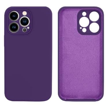 Imagem de Capinha Compativel com iPhone 13 Pro Max Com Proteção de Câmera em Silicone com Interior Aveludado