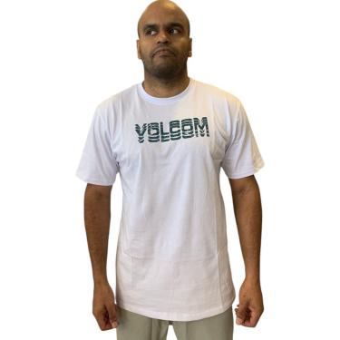 Imagem de Camiseta Volcom Mc Cement Original Silk Frente E Costas-Masculino