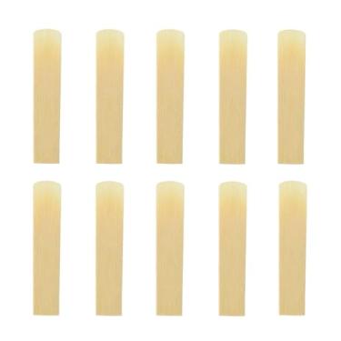 Imagem de Acessórios profissionais para saxofone 10 peças de força 1,5/3,0 palhetas para saxofone tenor bb sax sax acessórios de instrumento musical acessórios de sax (cor: força 3.0)
