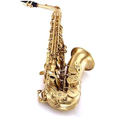 Imagem de Saxofone profissional E Flat Saxofone alto latão, kit para iniciantes