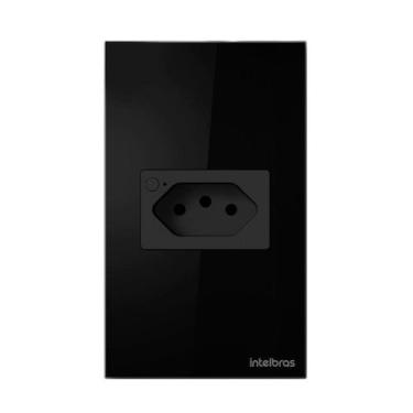 Imagem de Tomada Izy Inteligente 10A Wi-Fi Ets 1001 Preto 4850063 - Intelbras