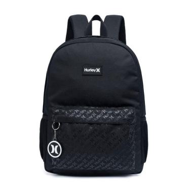 Imagem de Mochila Hurley Casual Reforçada Grande Unissex Chaveiro 16 Litros-Unissex