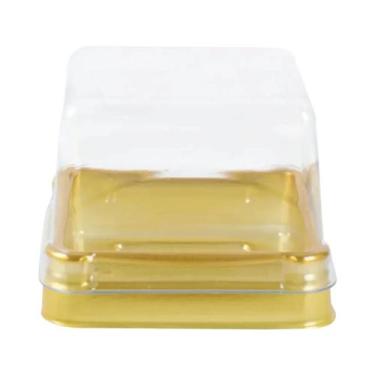 Imagem de Caixa Mini Transparente Para Bolos 50pcs Embalagem Para Cupcakes Dome 