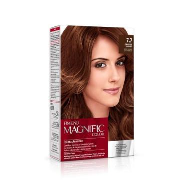 Imagem de Tintura Amend Magnific Color 7.7 Chocolate Dourado