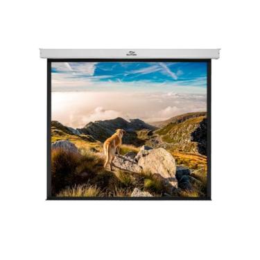 Imagem de Tela de Projeção Elétrica, SUMAY, TEVS100 96, Branco/Preto