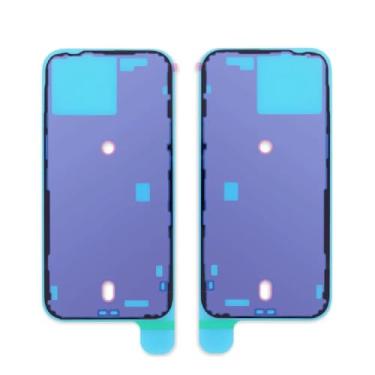 Imagem de TTIMORE Vedação adesiva da moldura do painel traseiro para iPhone 15, pacote com 2
