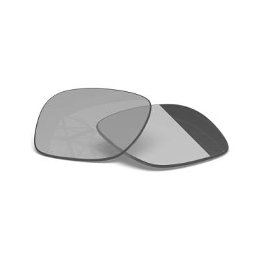Imagem de SmartVLT Lentes de substituição fotocromáticas cinza masculinas para óculos de sol Oakley Sliver OO9262/prata dobrável/prata com ajuste asiático