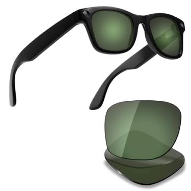 Imagem de Lentes de substituição para óculos inteligentes Ray-Ban Meta Wayfarer RW4006 50 mm (várias opções de matização), Polarizado - Cinza e verde, 50