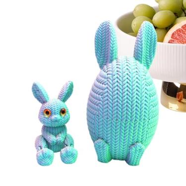 Imagem de Ovo de Páscoa em 3D | Decoração de Páscoa para Desktop | e Estatueta para Escritório - para Crianças Adolescentes Adultos Amantes de Artesanato Estante Prateleira Escritório Casa Quarto