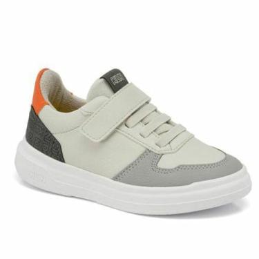 Imagem de Tênis Infantil Klin Capri Mini Gelo/grafite/laranja Tamanho:28